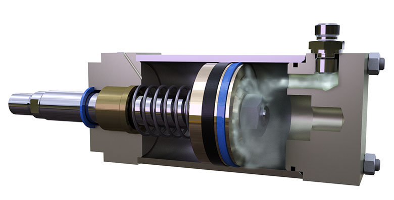 single acting pneumatic cylinder with spring single acting pneumatic cylinder with spring