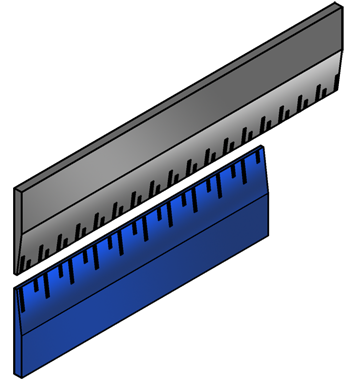 Rulers with different length units